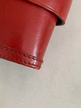 Burberry Red Bridle House Check Top Handle Bag-handbag-Burberry-The Closet Egypt