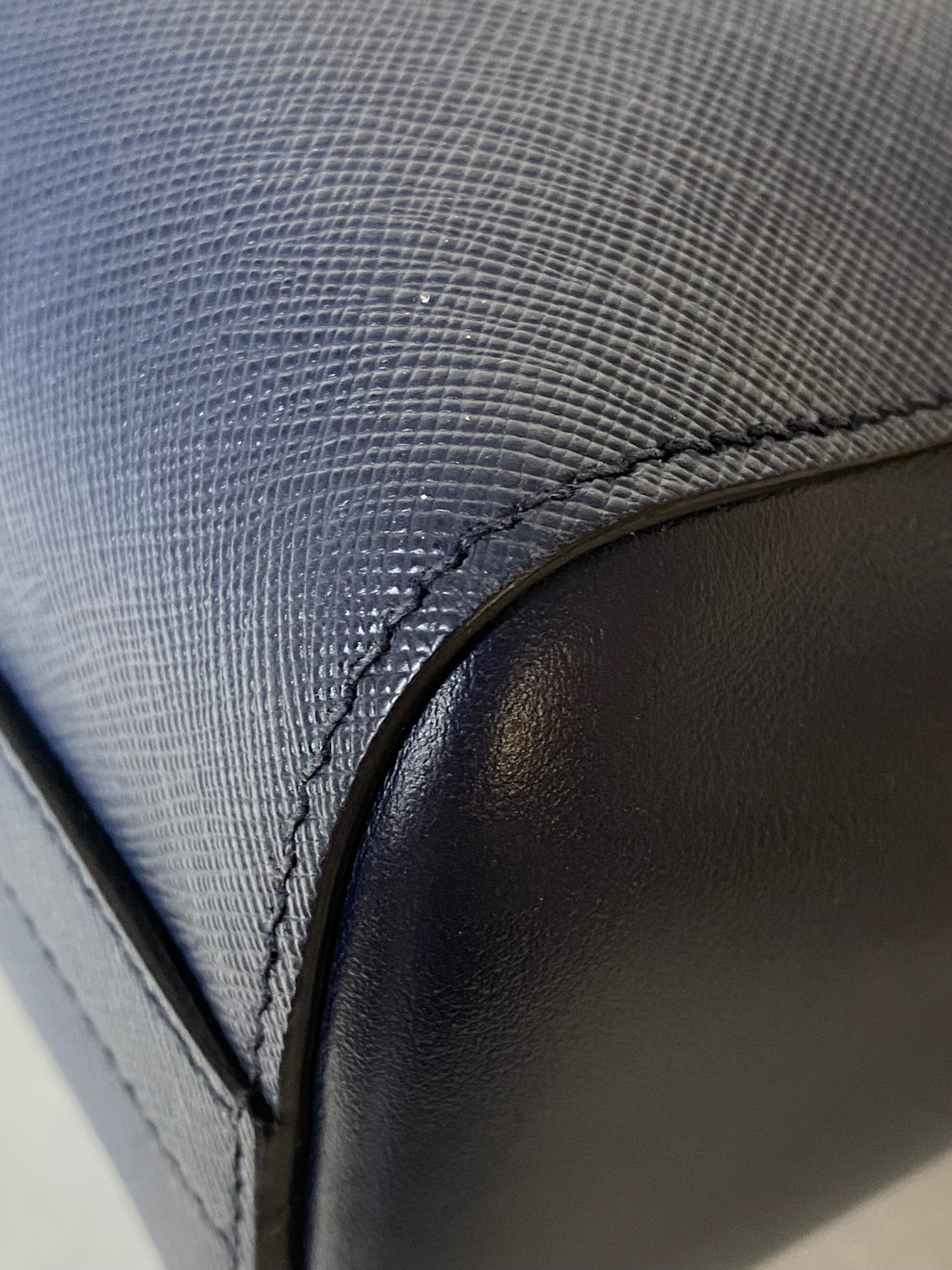 Prada Navy Tote Bag-handbag-Prada-The Closet Egypt