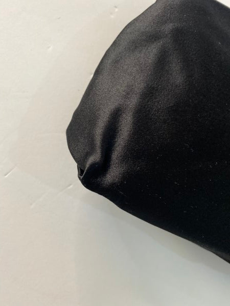 Prada Black Satin Clutch-Clutch-Prada-The Closet Egypt