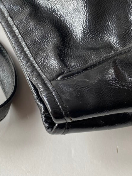 YSL Black Textured Y-Mail Tote Bag-handbag-YSL-The Closet Egypt