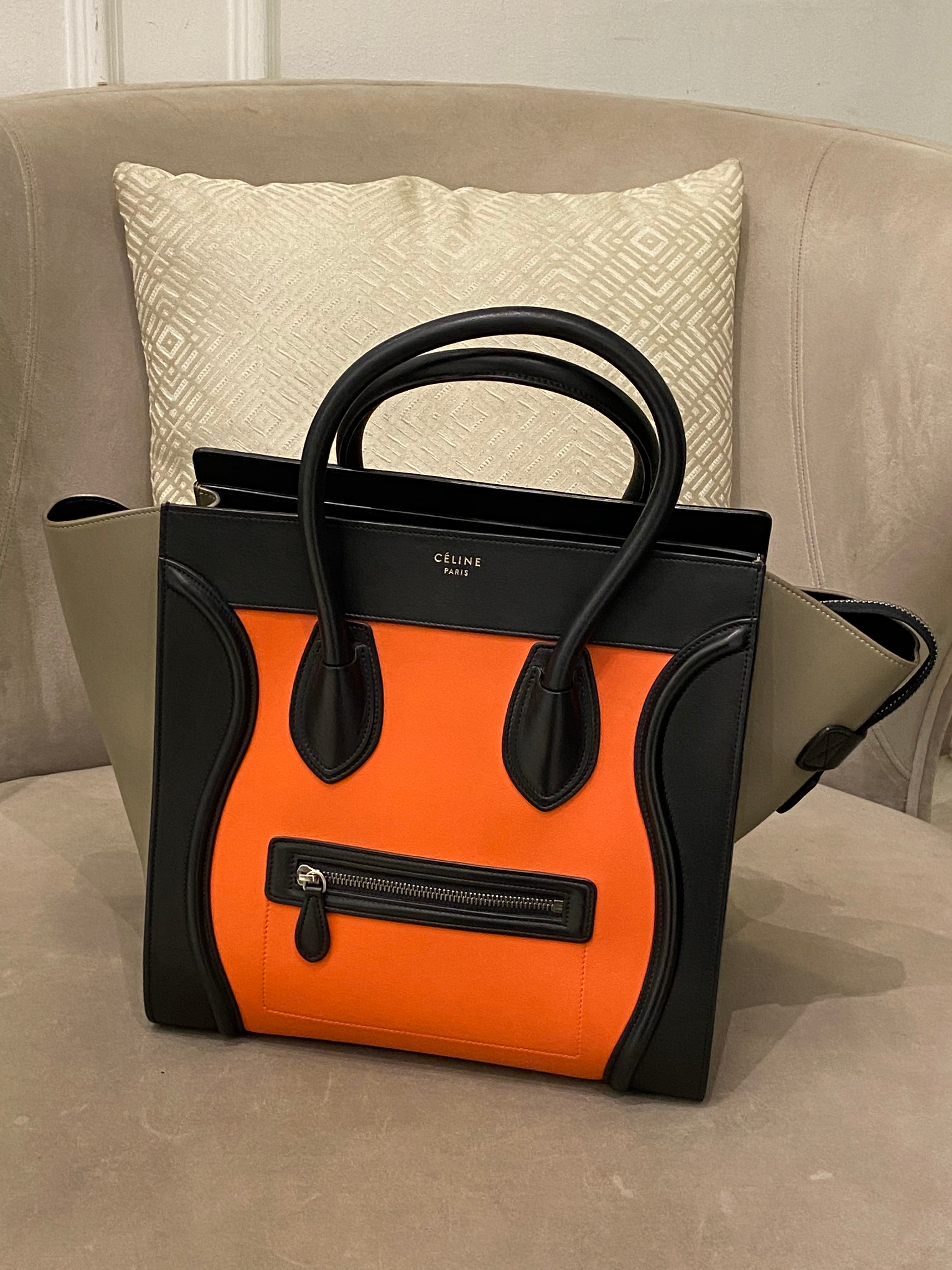 Celine Tricolor Luggage Mini Bag-handbag-Celine-The Closet Egypt