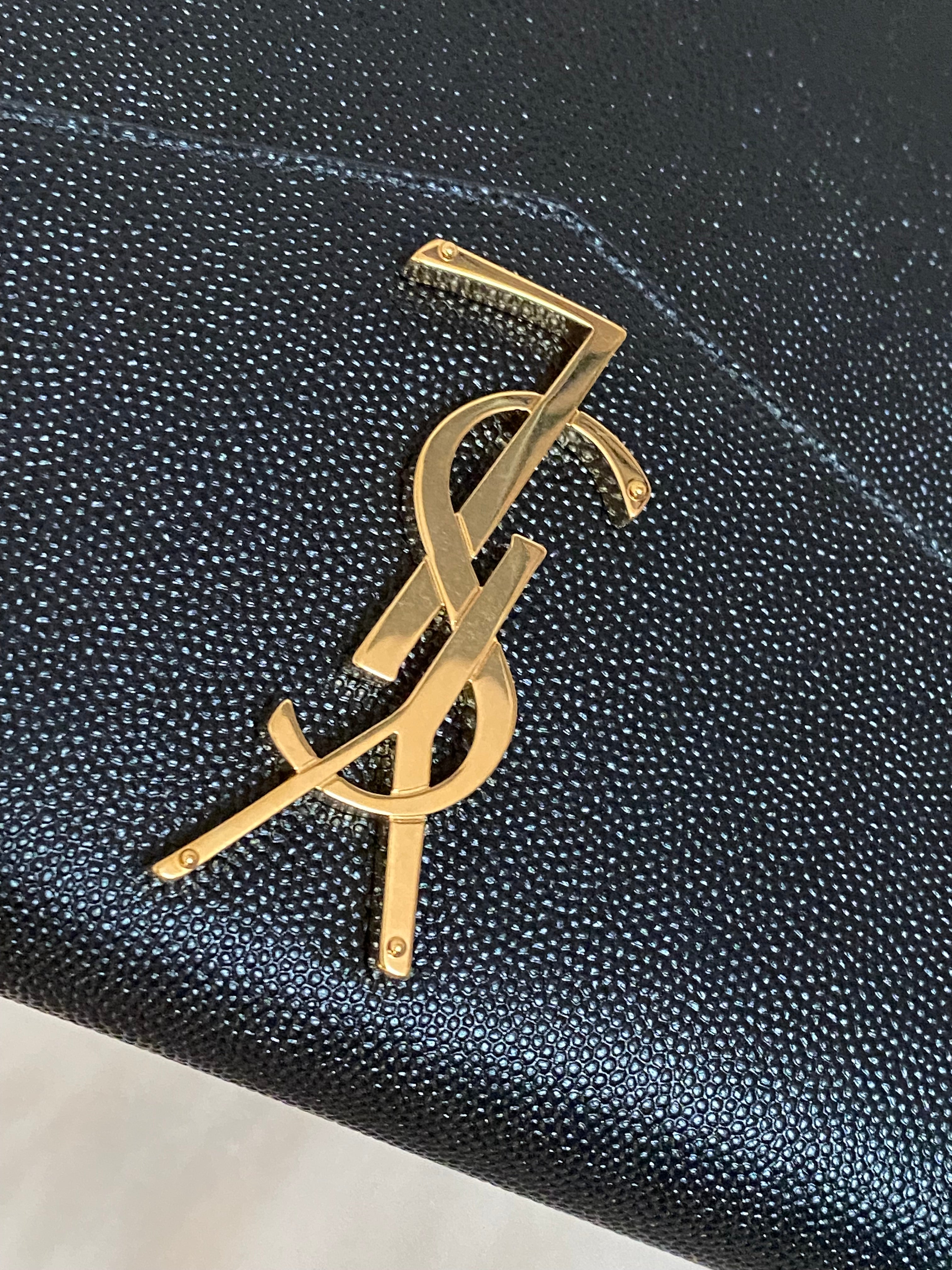 YSL Black Uptown Pouch-Pouch-YSL-The Closet Egypt