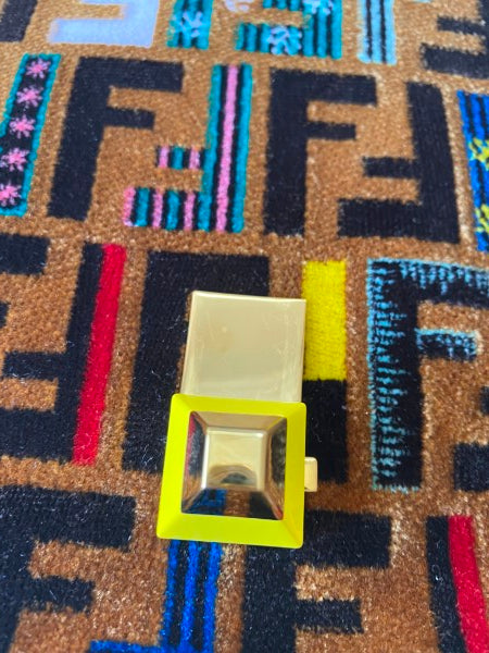 Fendi Multicolor Velvet Kan I Top Handle Bag-handbag-Fendi-The Closet Egypt