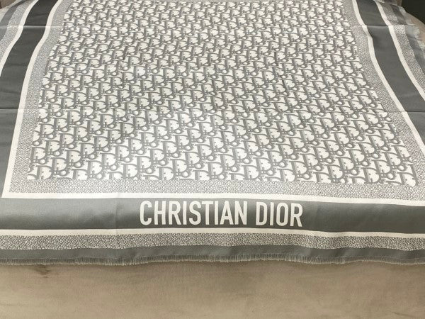 Christian Dior Bicolor Oblique Diortwin 70 Square Scarf-Scarf-Christian Dior-The Closet Egypt