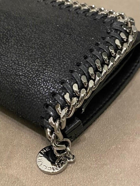 Stella Mccartney Black Compact Wallet-wallet-Stella Mccartney-The Closet Egypt