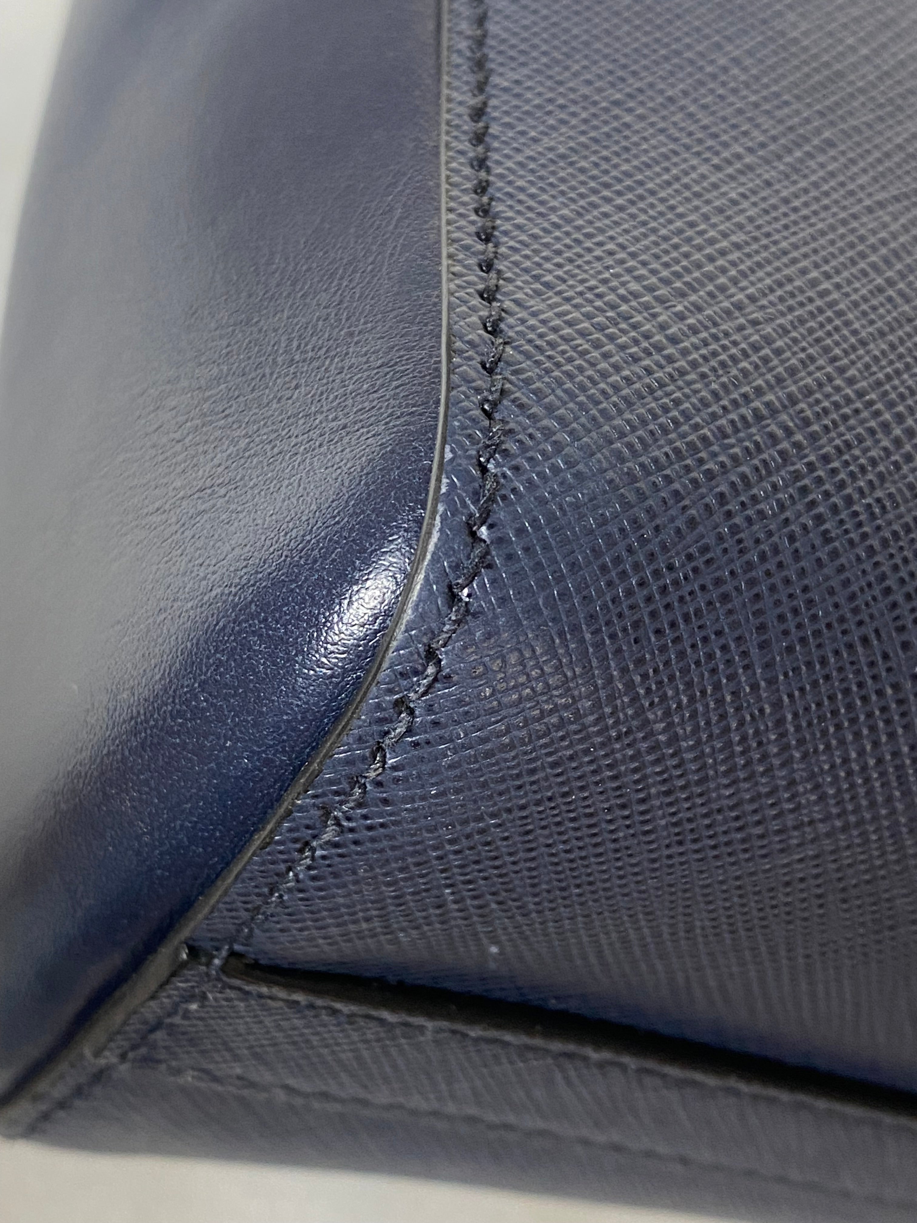 Prada Navy Tote Bag-handbag-Prada-The Closet Egypt