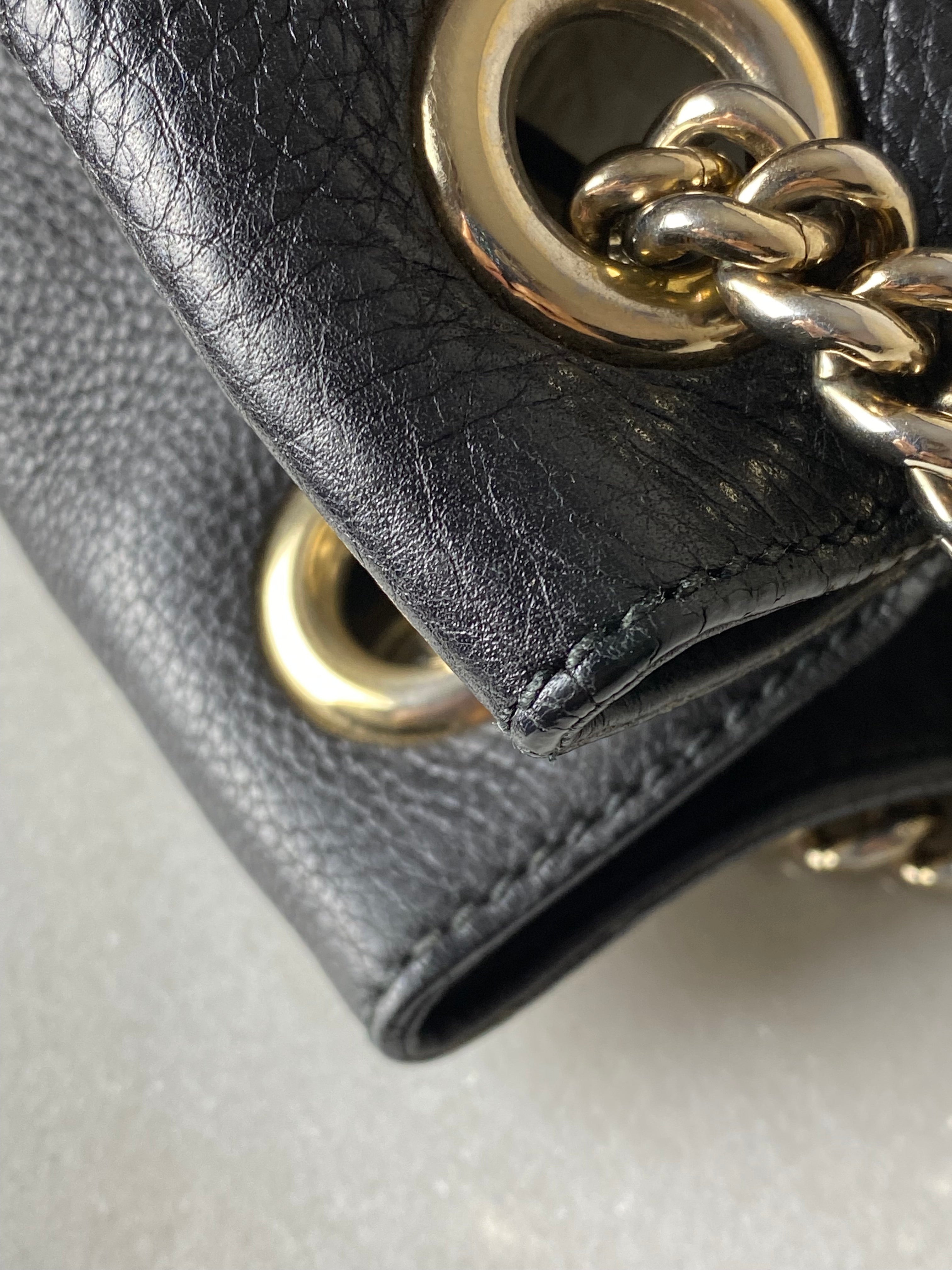 Gucci Black GG Soho Bag