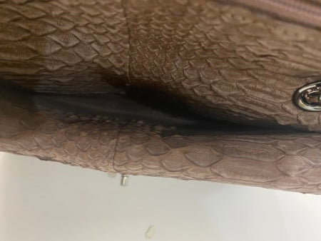 Chanel Brown Python Double Flap Small Bag-handbag-Chanel-The Closet Egypt