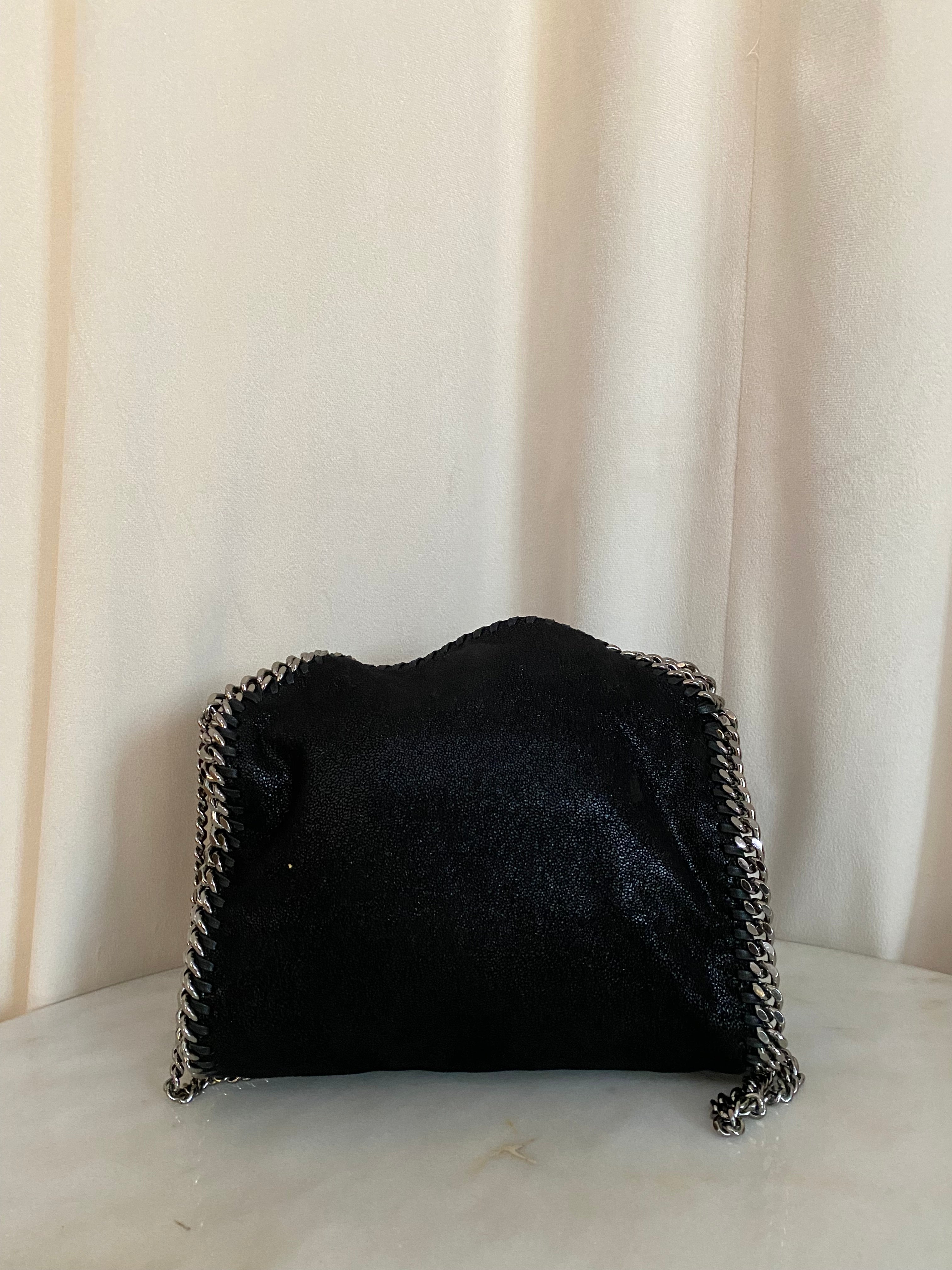 Stella Mccartney Black Falabella Mini Bag-handbag-Stella Mccartney-The Closet Egypt