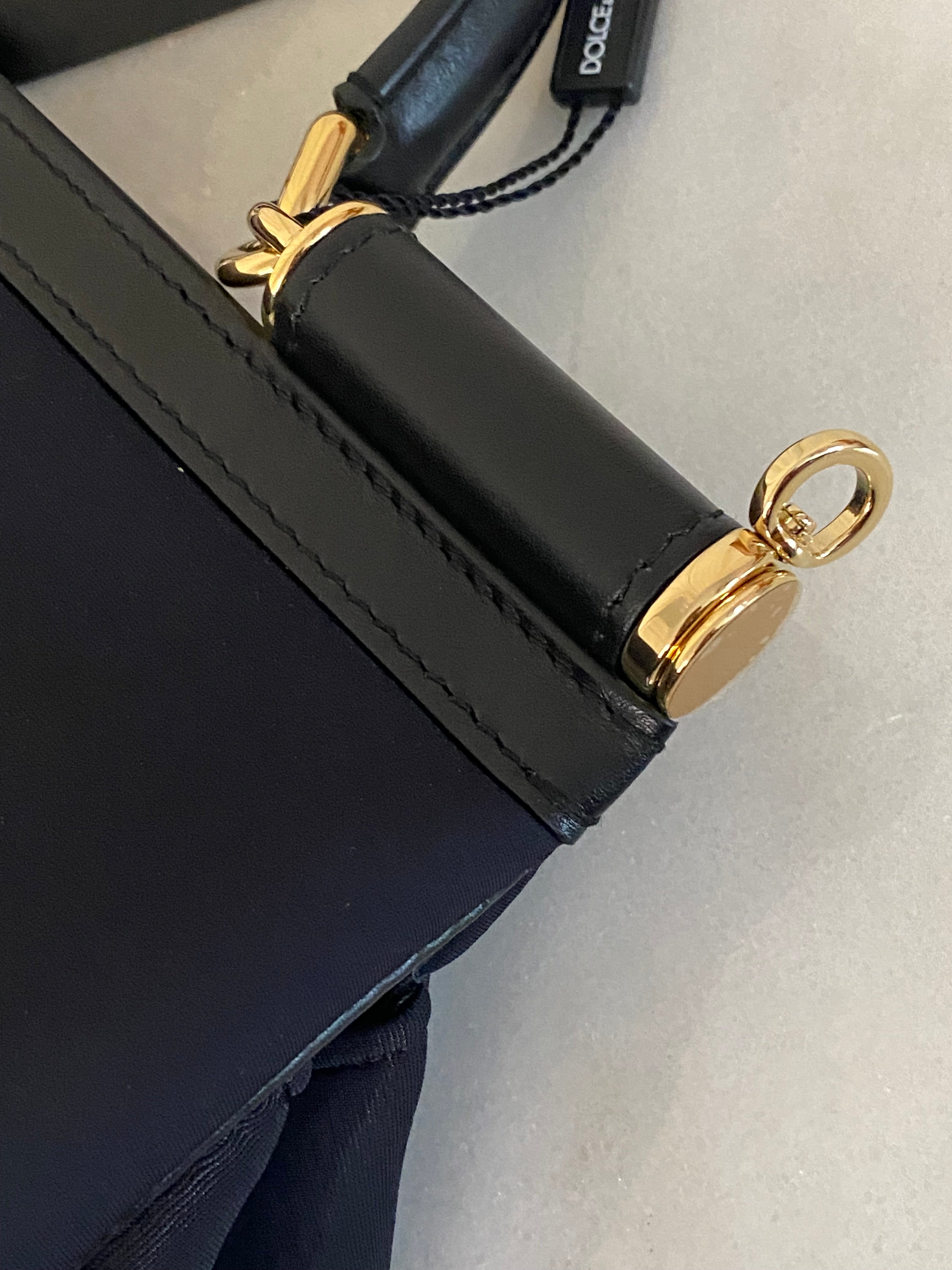 Dolce & Gabbana Black Neoprene Sicily Medium Bag-handbag-Dolce & Gabbana-The Closet Egypt