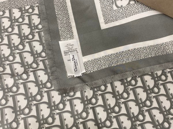 Christian Dior Bicolor Oblique Diortwin 70 Square Scarf-Scarf-Christian Dior-The Closet Egypt