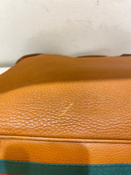 Gucci Brown Heritage Web Striped Hobo Bag-handbag-Gucci-The Closet Egypt