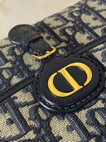 Christian Dior Blue Bobby East West Pouch-Pouch-Christian Dior-The Closet Egypt