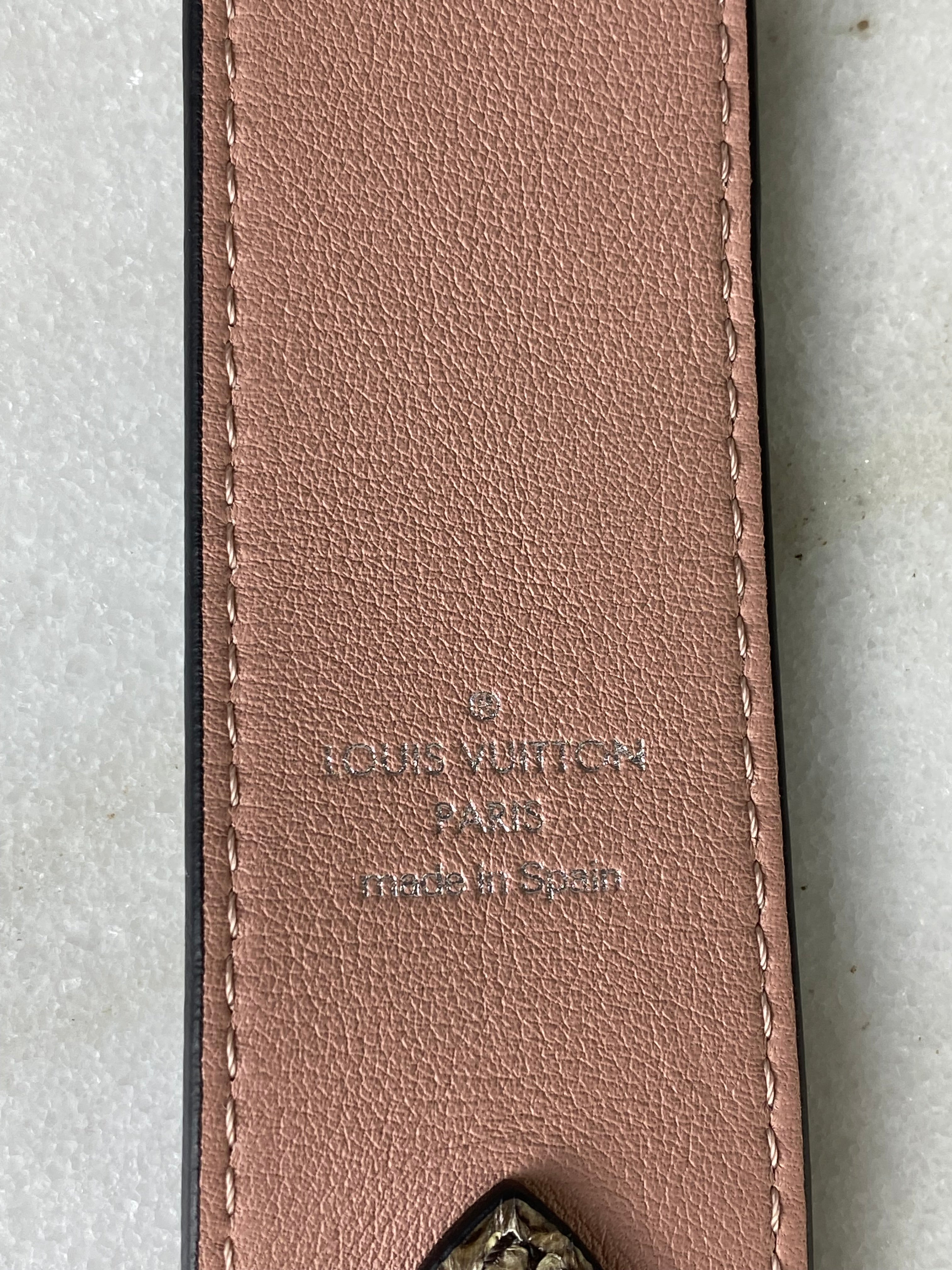Louis Vuitton Bicolor Python Bandouliere Strap Bag-Bag Strap-Louis Vuitton-The Closet Egypt
