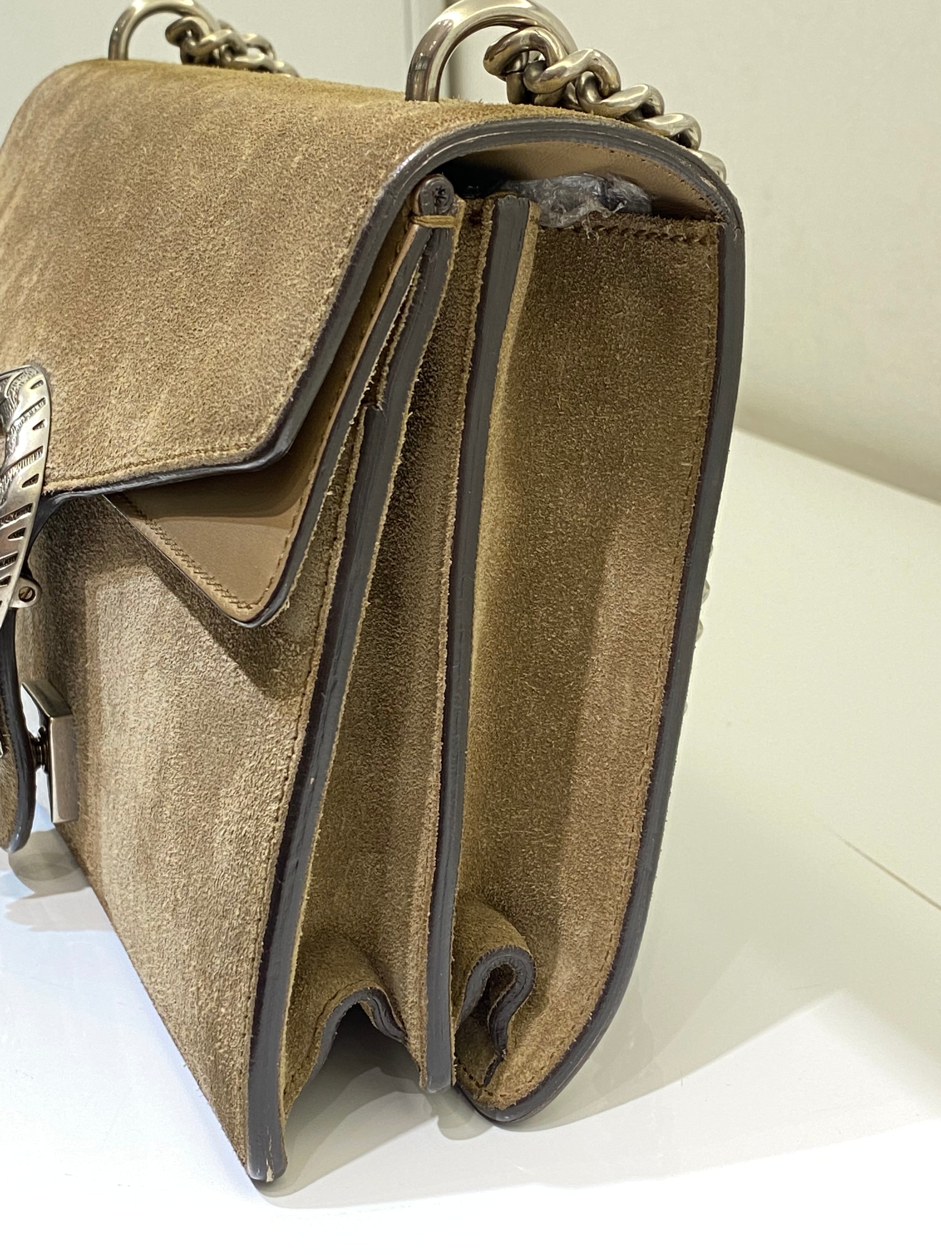 Gucci Beige Velvet Dionysus Bag-handbag-Gucci-The Closet Egypt