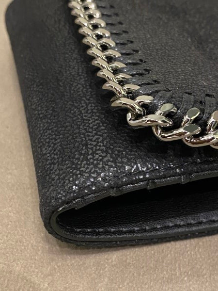 Stella Mccartney Black Compact Wallet-wallet-Stella Mccartney-The Closet Egypt