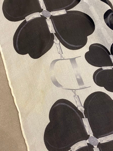 Christian Dior Bicolor Rectangular Scarf-Scarf-Christian Dior-The Closet Egypt