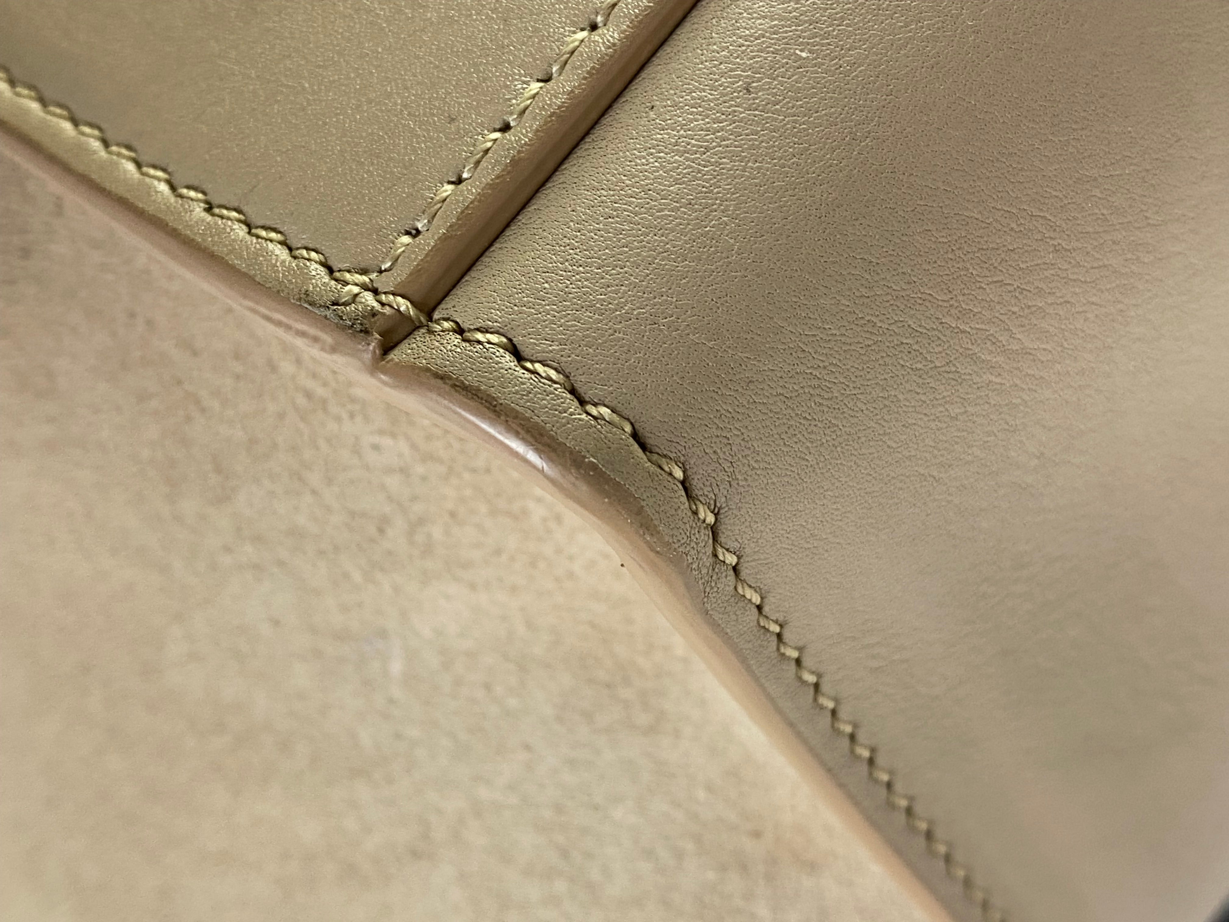Celine Bicolor Trapeze Tote Bag W/ Strap