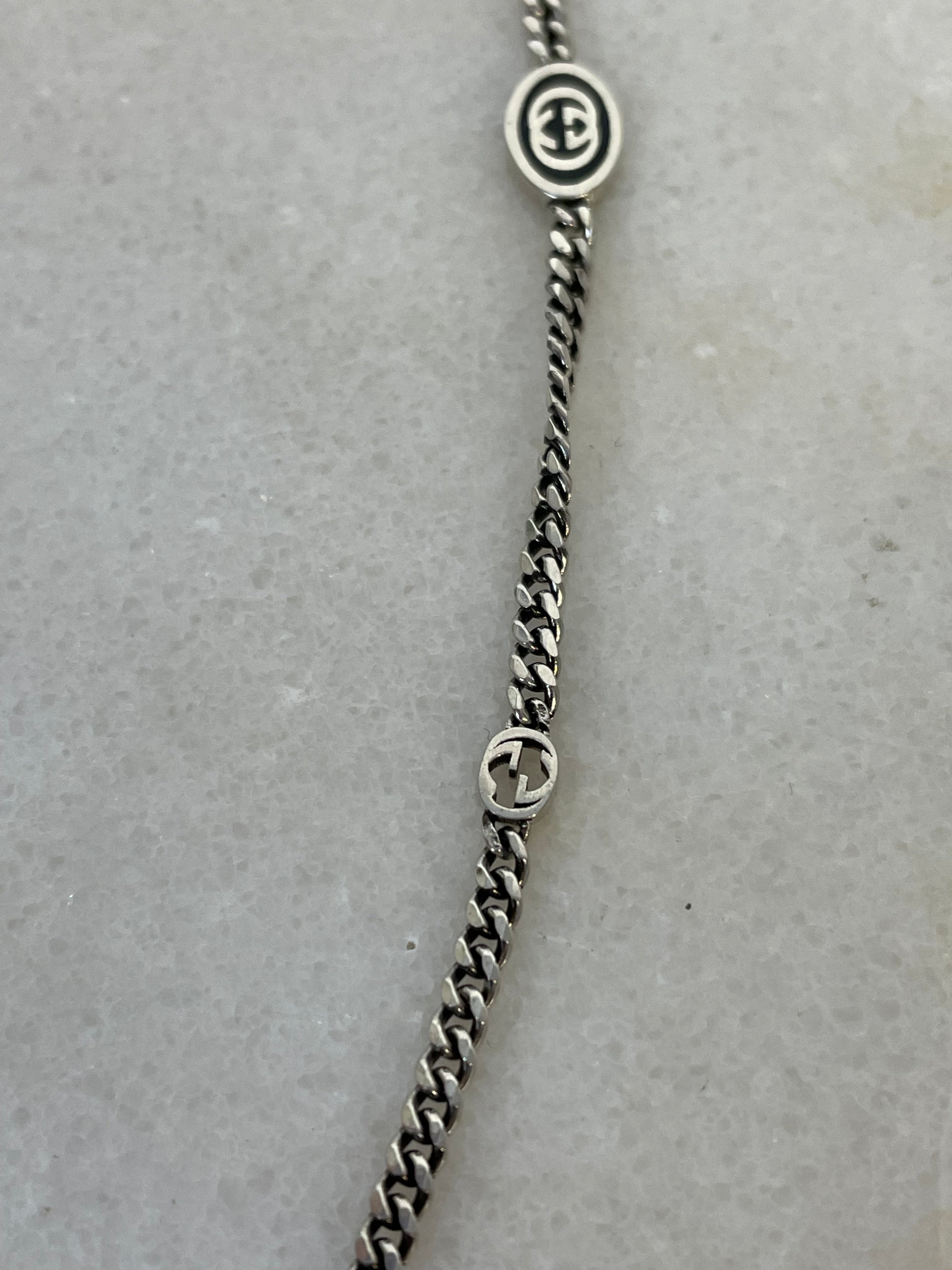 Gucci Black Interlocking Necklace-Necklaces-Gucci-The Closet Egypt