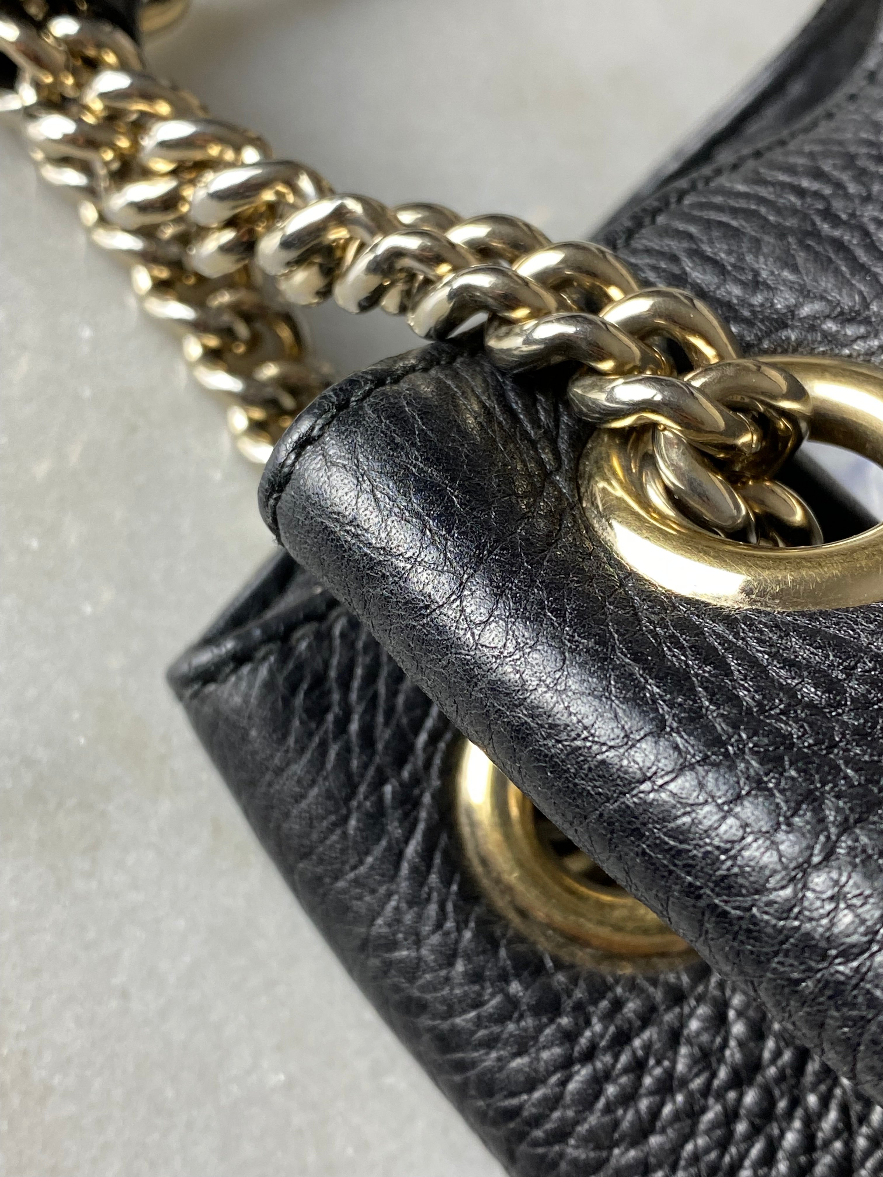 Gucci Black GG Soho Bag
