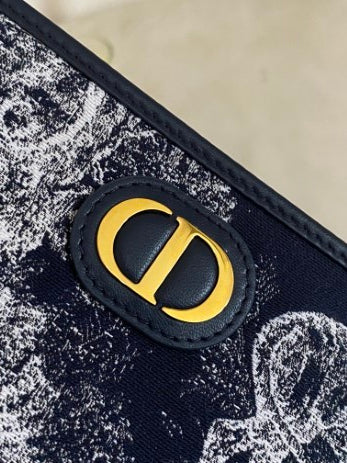 Christian Dior Blue The 30 Montaigne Dea Pouch-Pouch-Christian Dior-The Closet Egypt