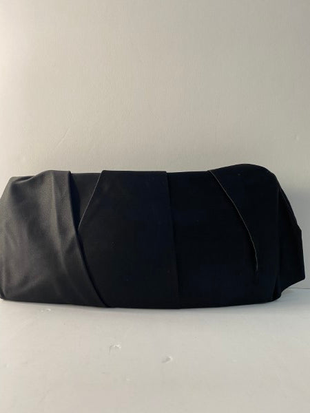 Prada Black Satin Clutch-Clutch-Prada-The Closet Egypt