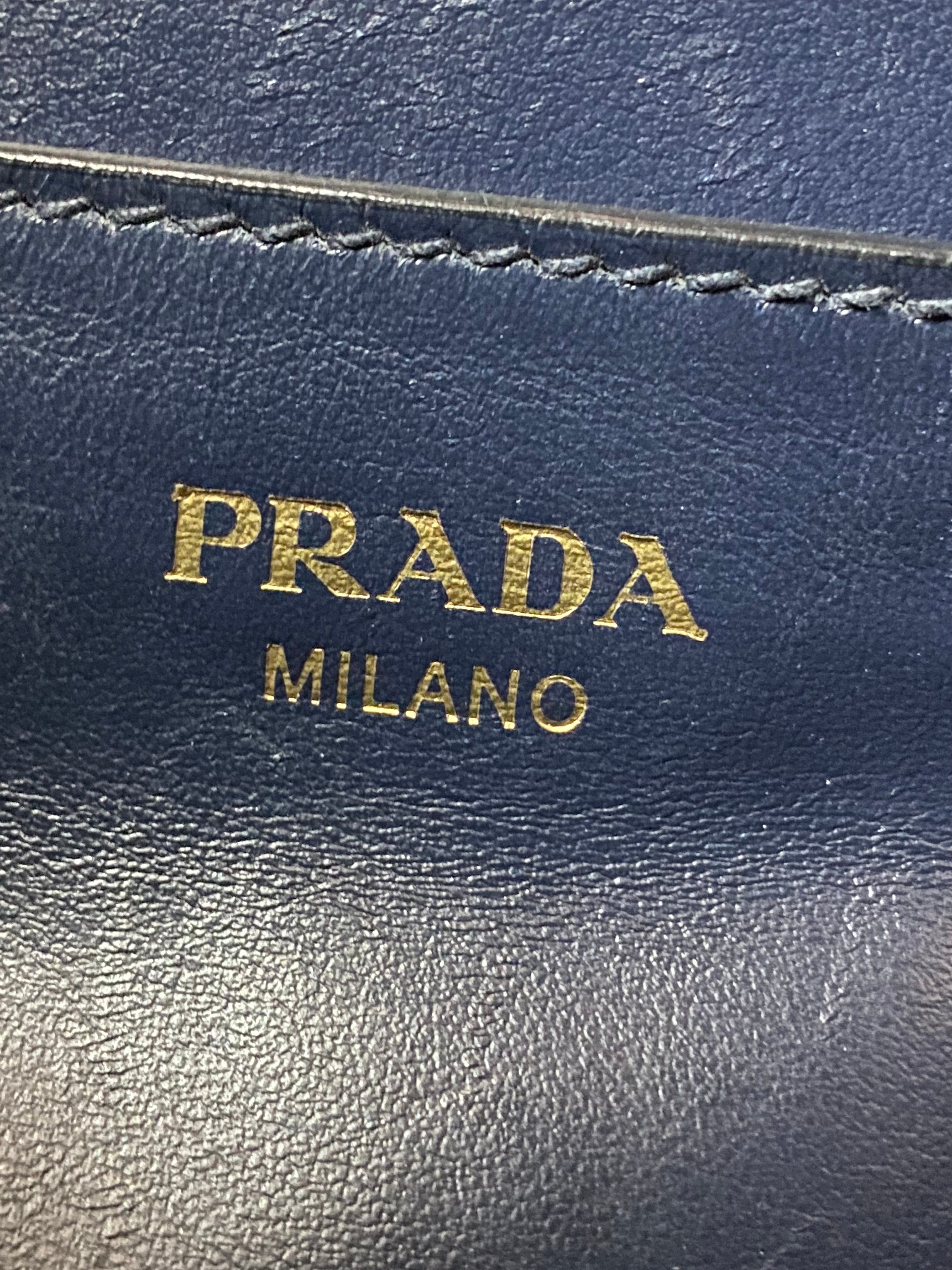 Prada Navy Tote Bag-handbag-Prada-The Closet Egypt