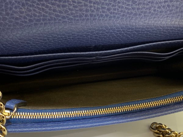 Gucci Blue Soho WOC-Wallet Chain-Gucci-The Closet Egypt