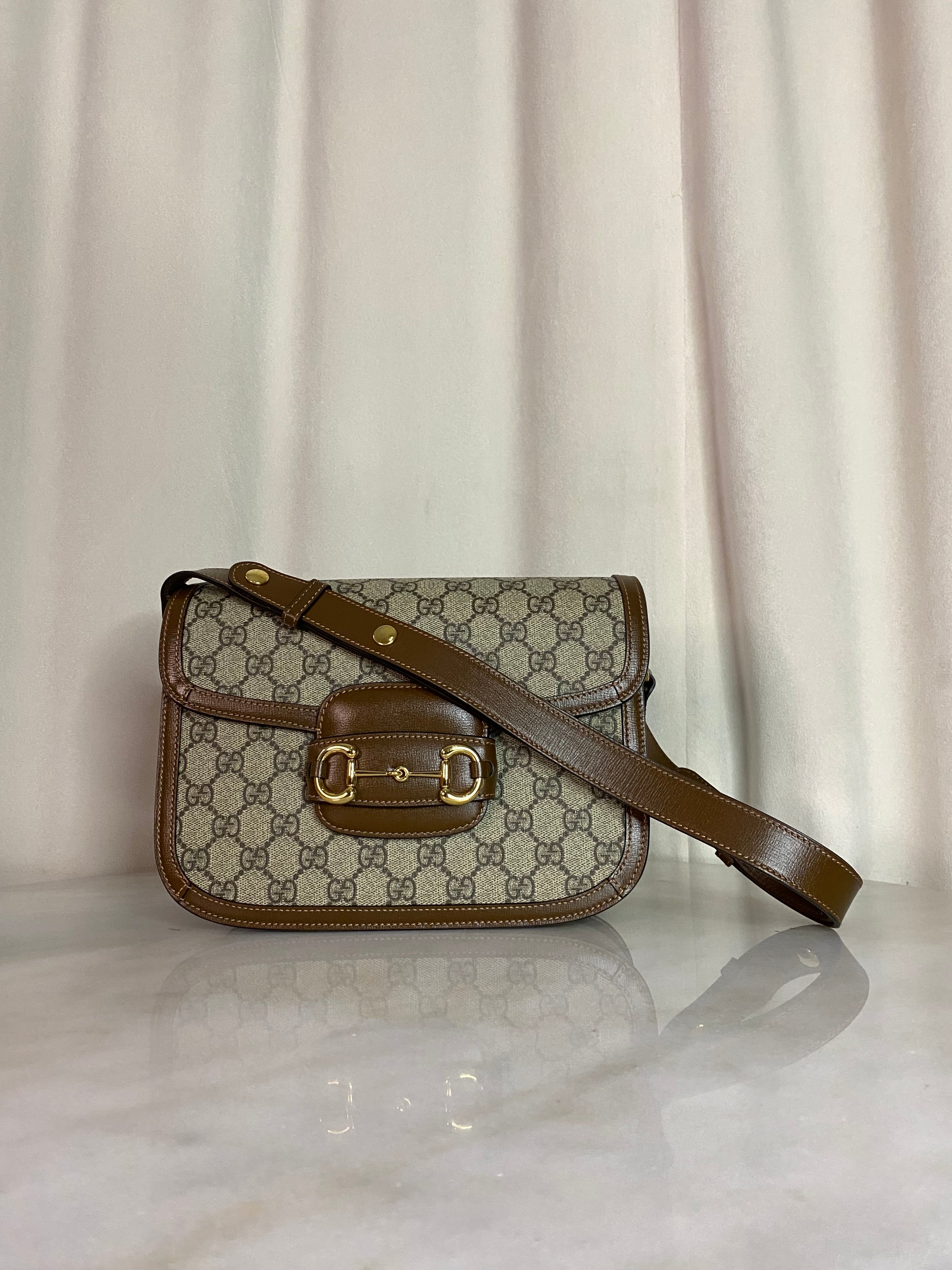 Gucci Brown Horsebit 1955 Shoulder Bag-handbag-Gucci-The Closet Egypt