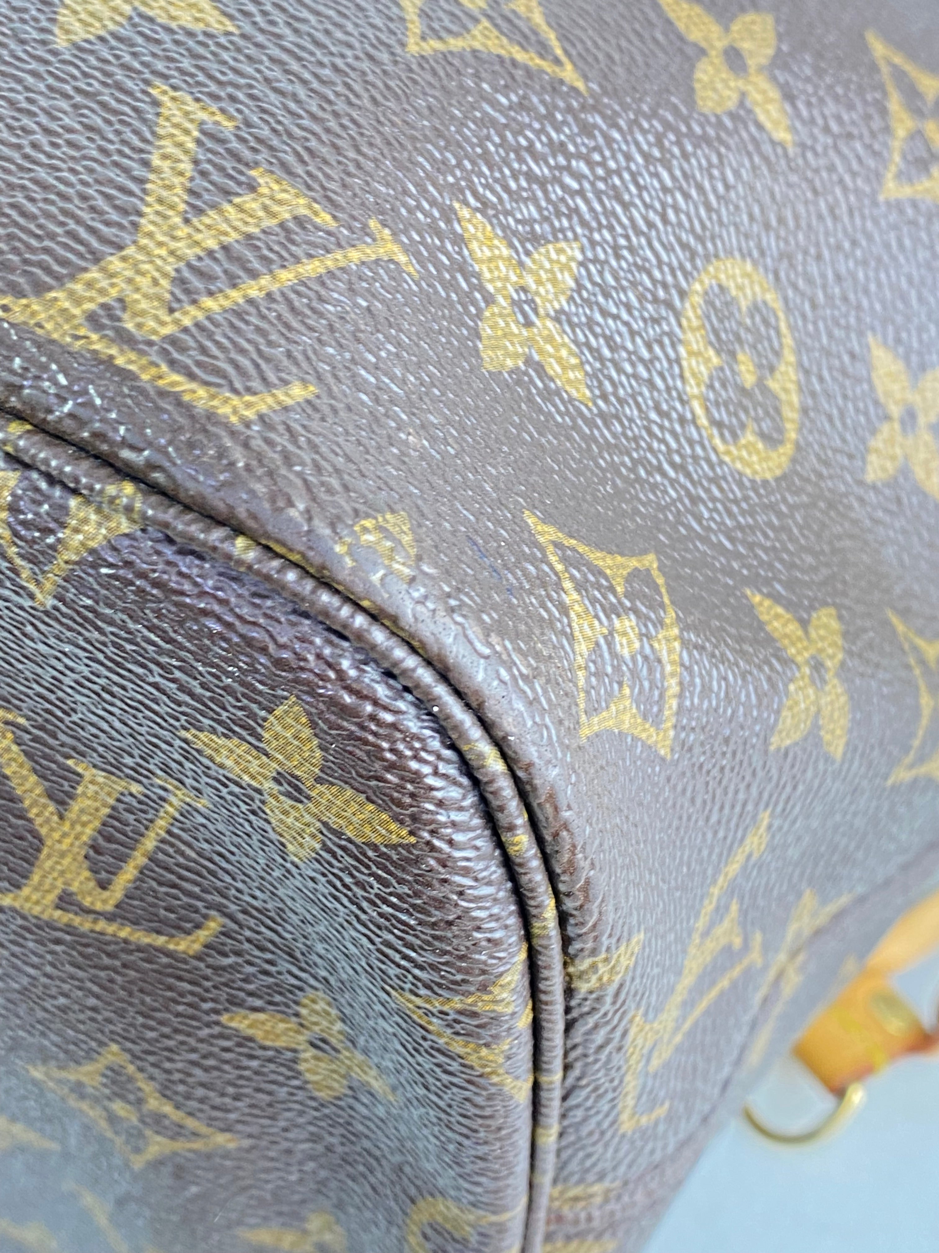 Louis Vuitton Monogram Neverfull MM Shoulder Bag W/ Strap