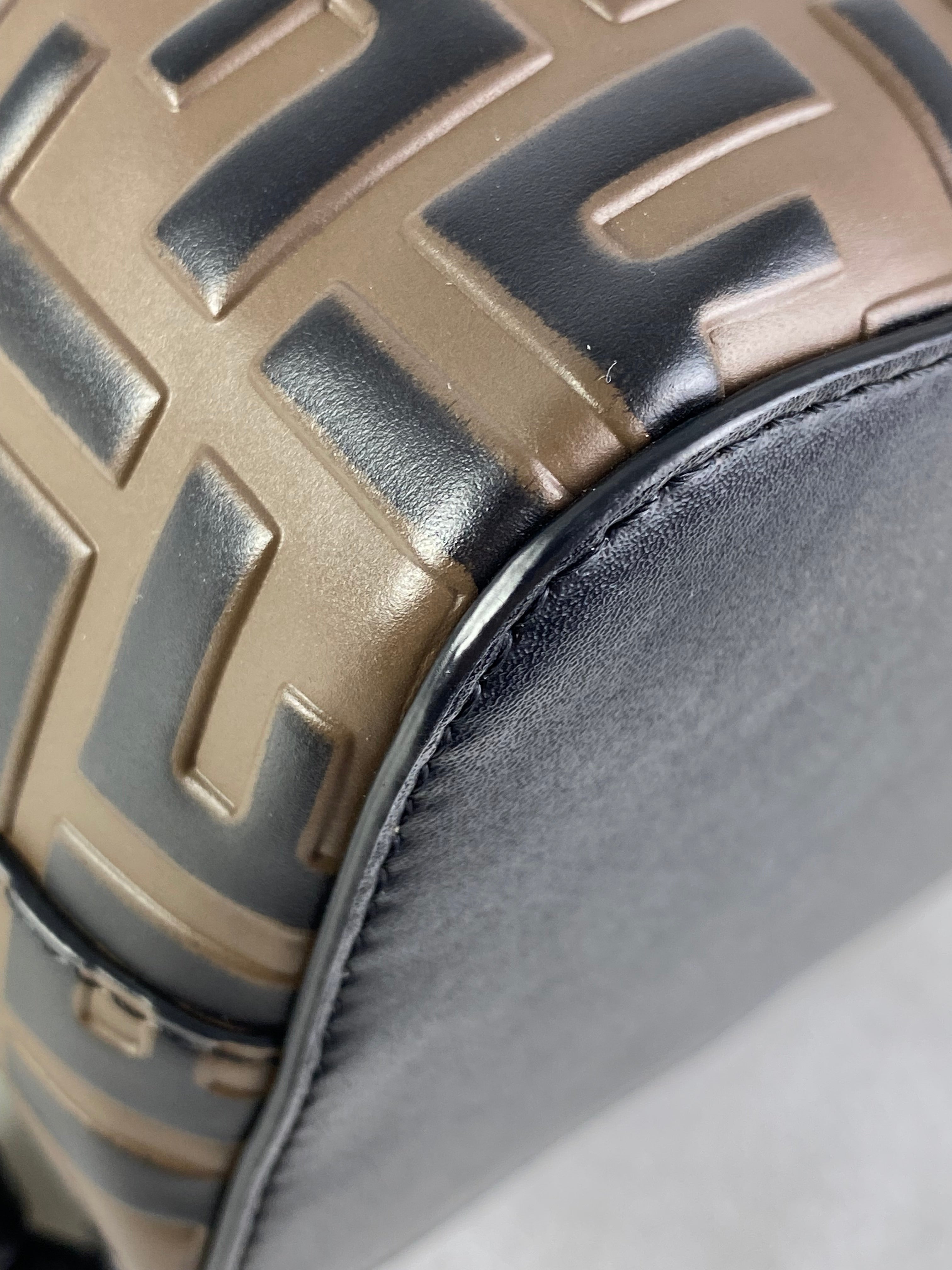 Fendi Bicolor FF Mon Tresor Mini Bucket Bag-handbag-Fendi-The Closet Egypt