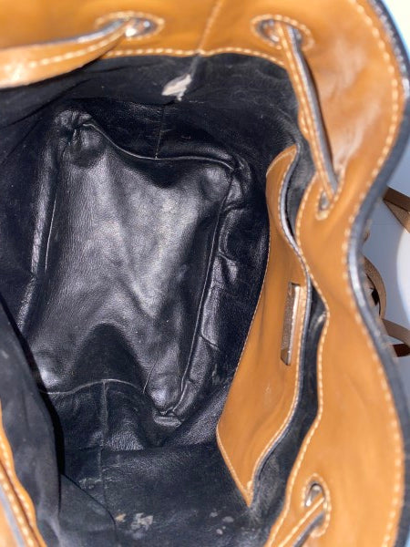 Prada Camel Fringe Bucket Bag-handbag-Prada-The Closet Egypt