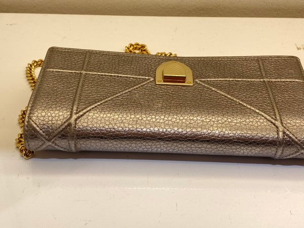 Christian Dior Silver Diorama WOC-Wallet Chain-Christian Dior-The Closet Egypt