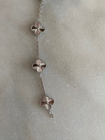 Van Cleef & Arpels 18K White Gold Vintage Alhambra 5 Motifs Bracelet-Bracelet-Van Cleef & Arpels-The Closet Egypt