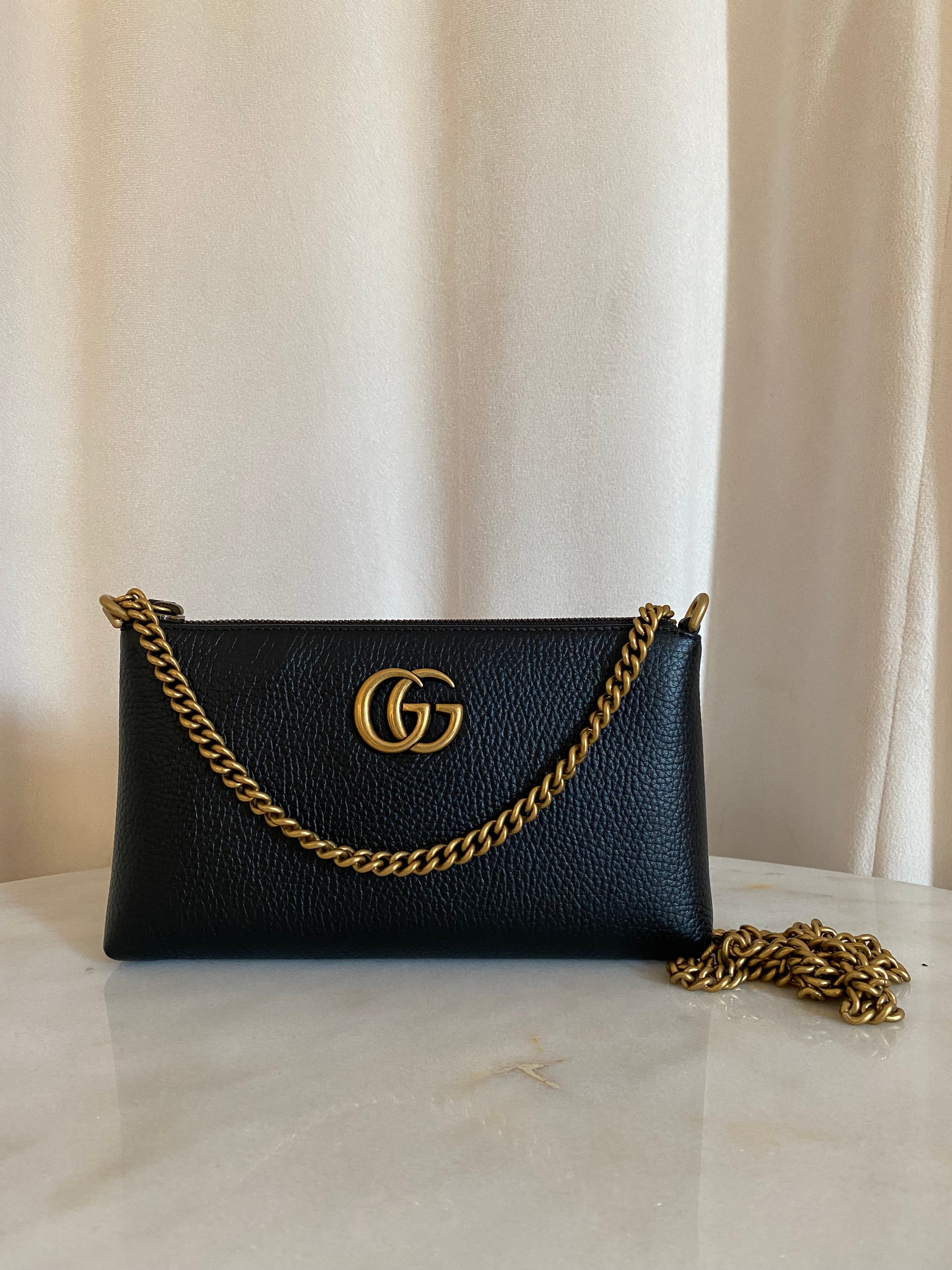 Gucci Black GG Zip Crossbody Bag-handbag-Gucci-The Closet Egypt