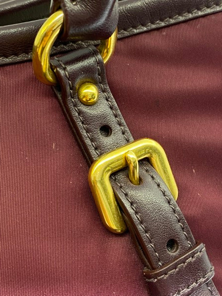 Prada Burgundy Waterproof Tote Bag-handbag-Prada-The Closet Egypt