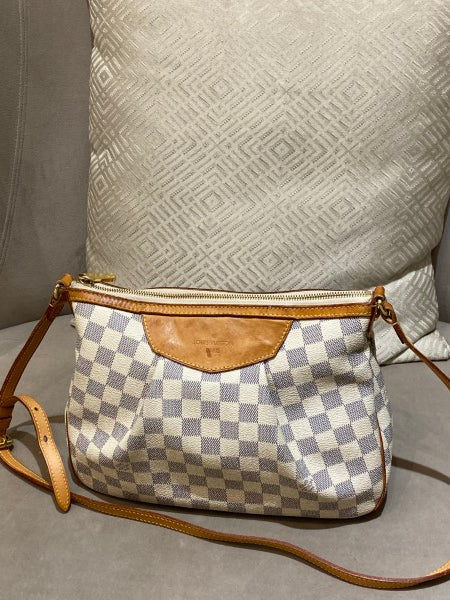Louis Vuitton Damier Azur Siracusa PM Bag-handbag-Louis Vuitton-The Closet Egypt