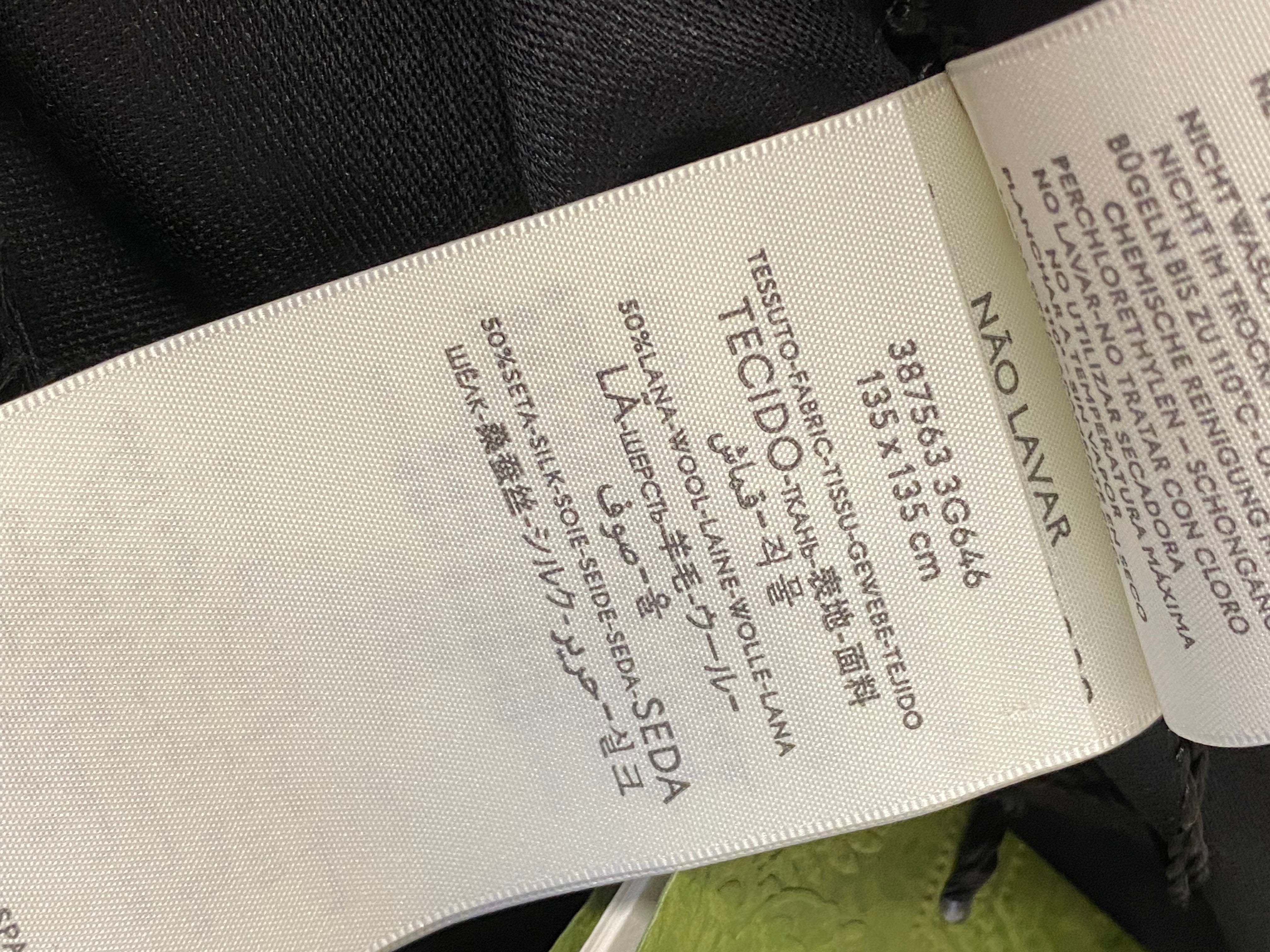 Gucci Black GG Scarf-Scarf-Gucci-The Closet Egypt