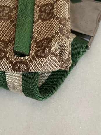 Gucci Bicolor GG Monogram Web Double Pocket Belt Bag-Belt Bag-Gucci-The Closet Egypt