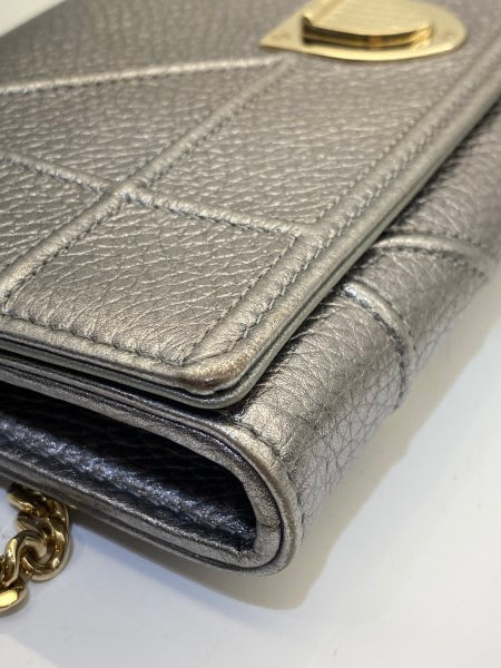 Christian Dior Silver Diorama WOC-Wallet Chain-Christian Dior-The Closet Egypt