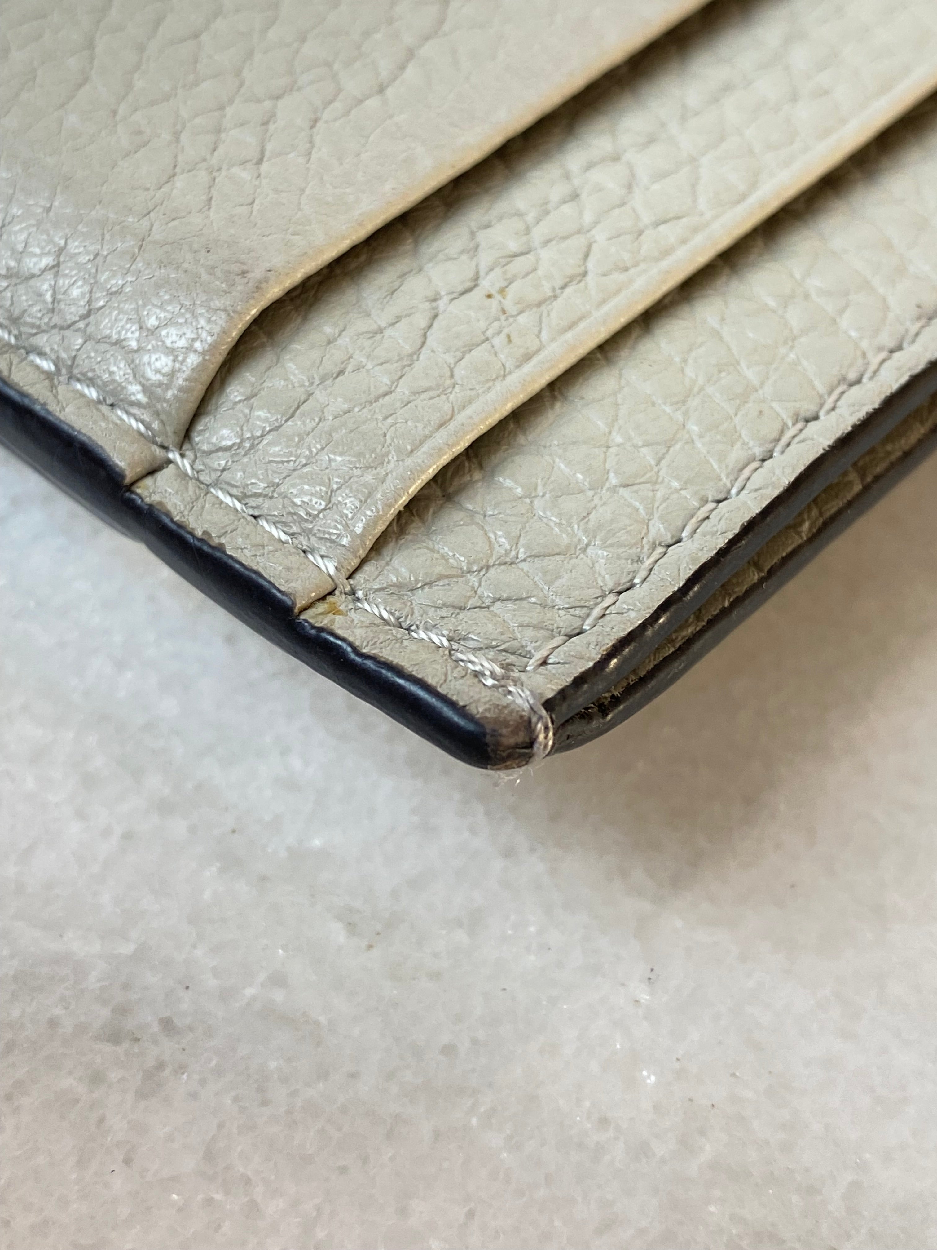 Valentino Light Gray Rockstud Card Holder-Card Holder-Valentino-The Closet Egypt