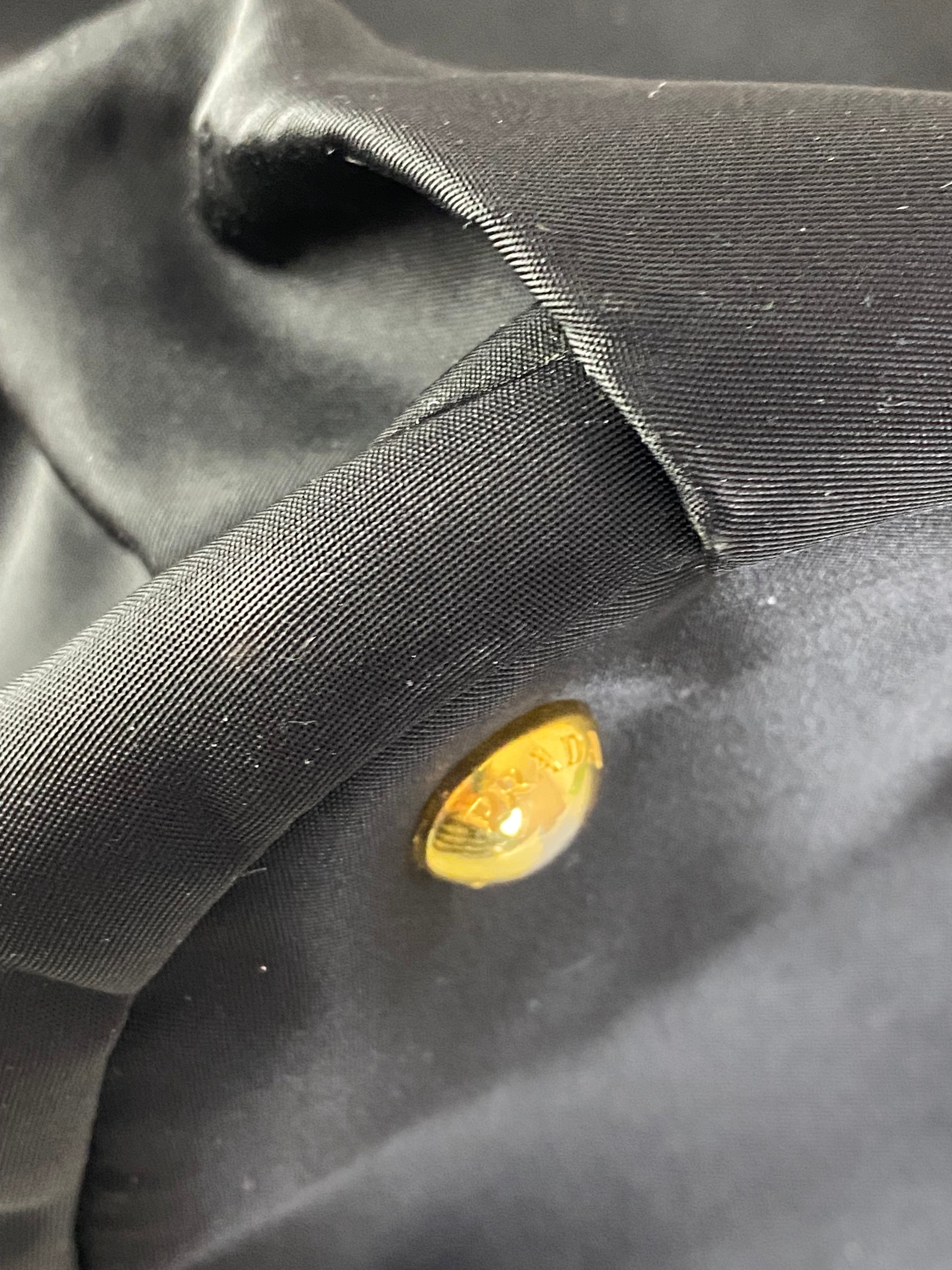 Prada Black Nylon Shoulder Bag-handbag-Prada-The Closet Egypt