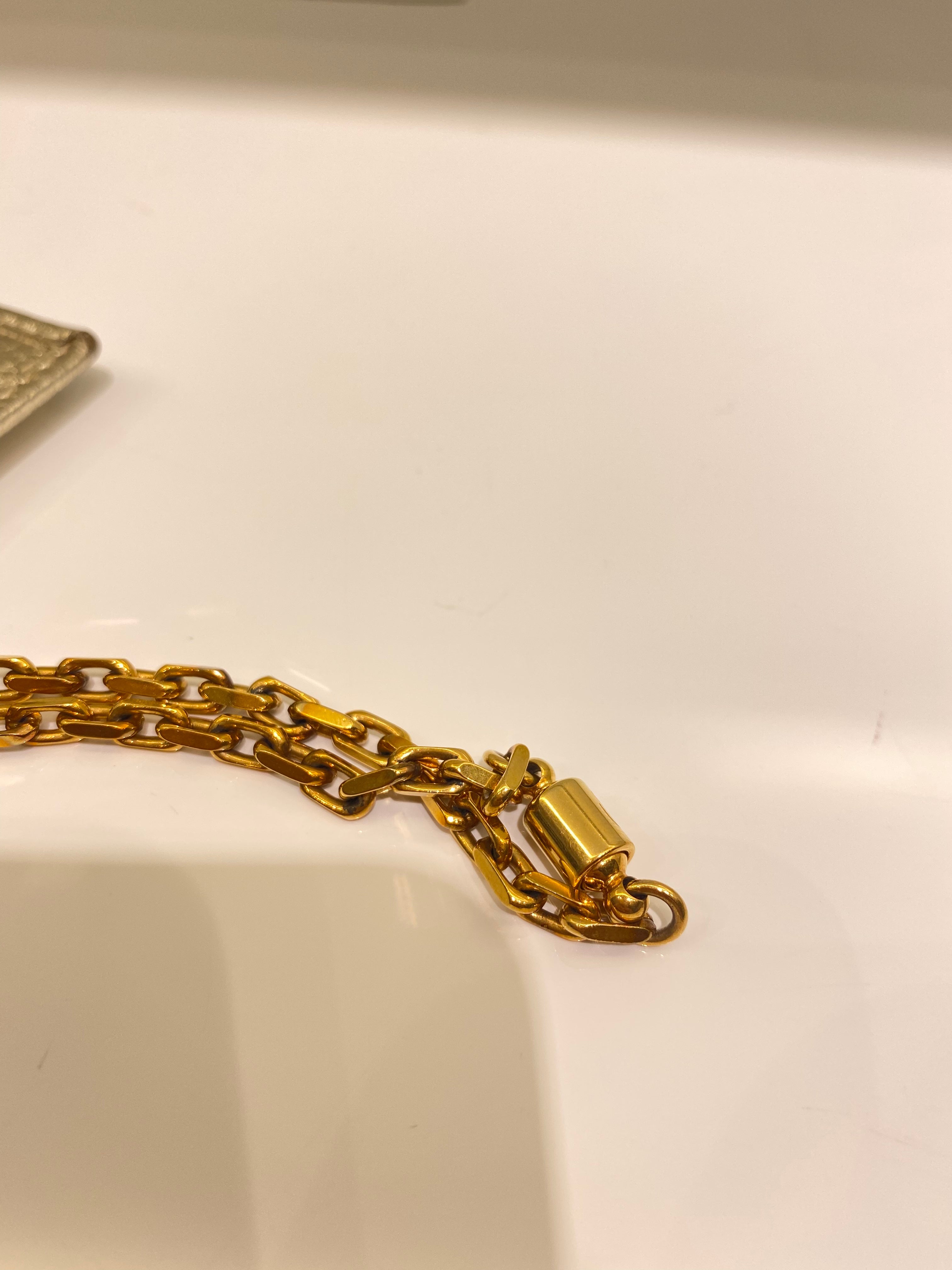 Chopard Metallic Gold Card Holder-Card Holder-Chopard-The Closet Egypt