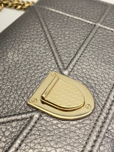 Christian Dior Silver Diorama WOC-Wallet Chain-Christian Dior-The Closet Egypt