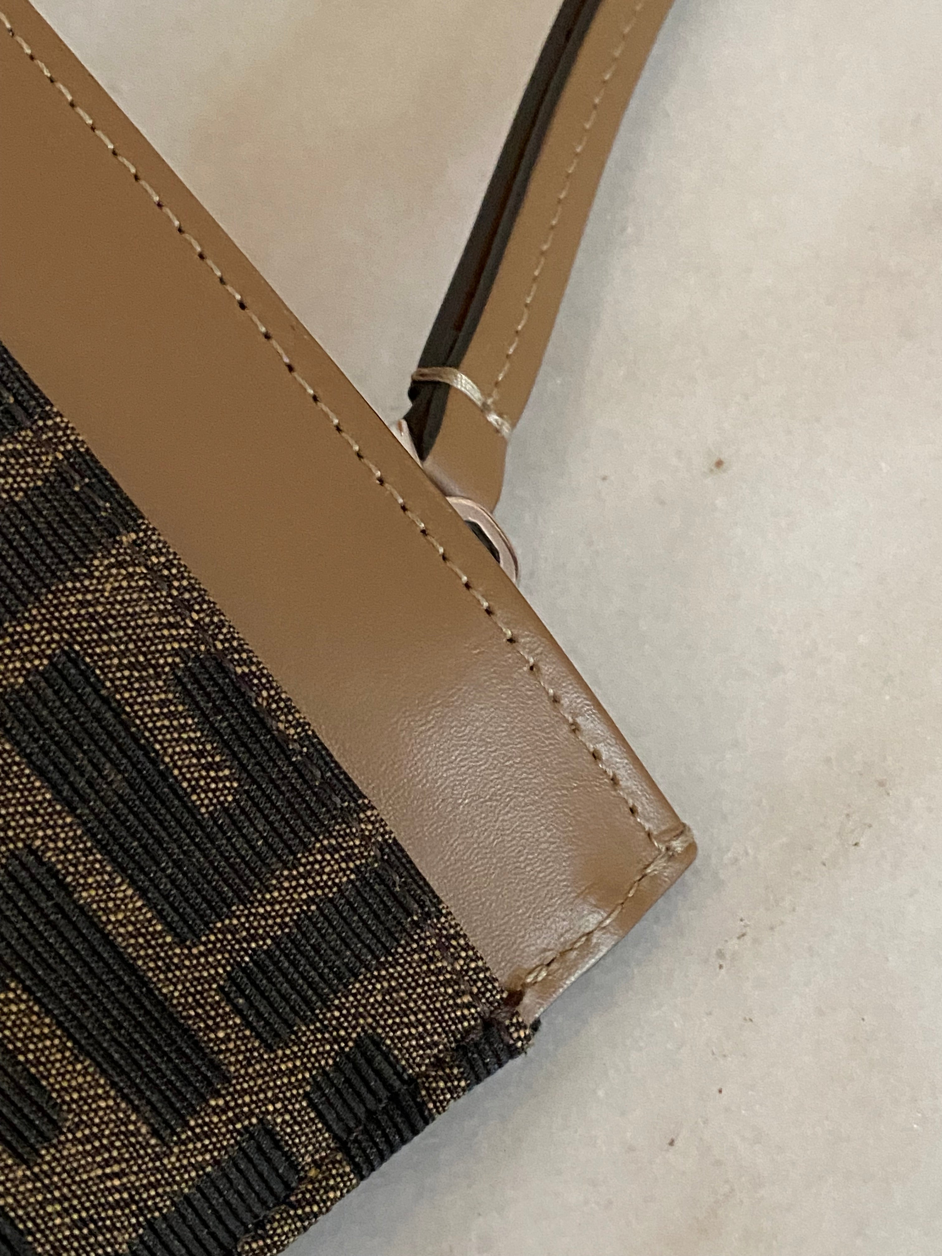 Fendi Brown FF Pouch