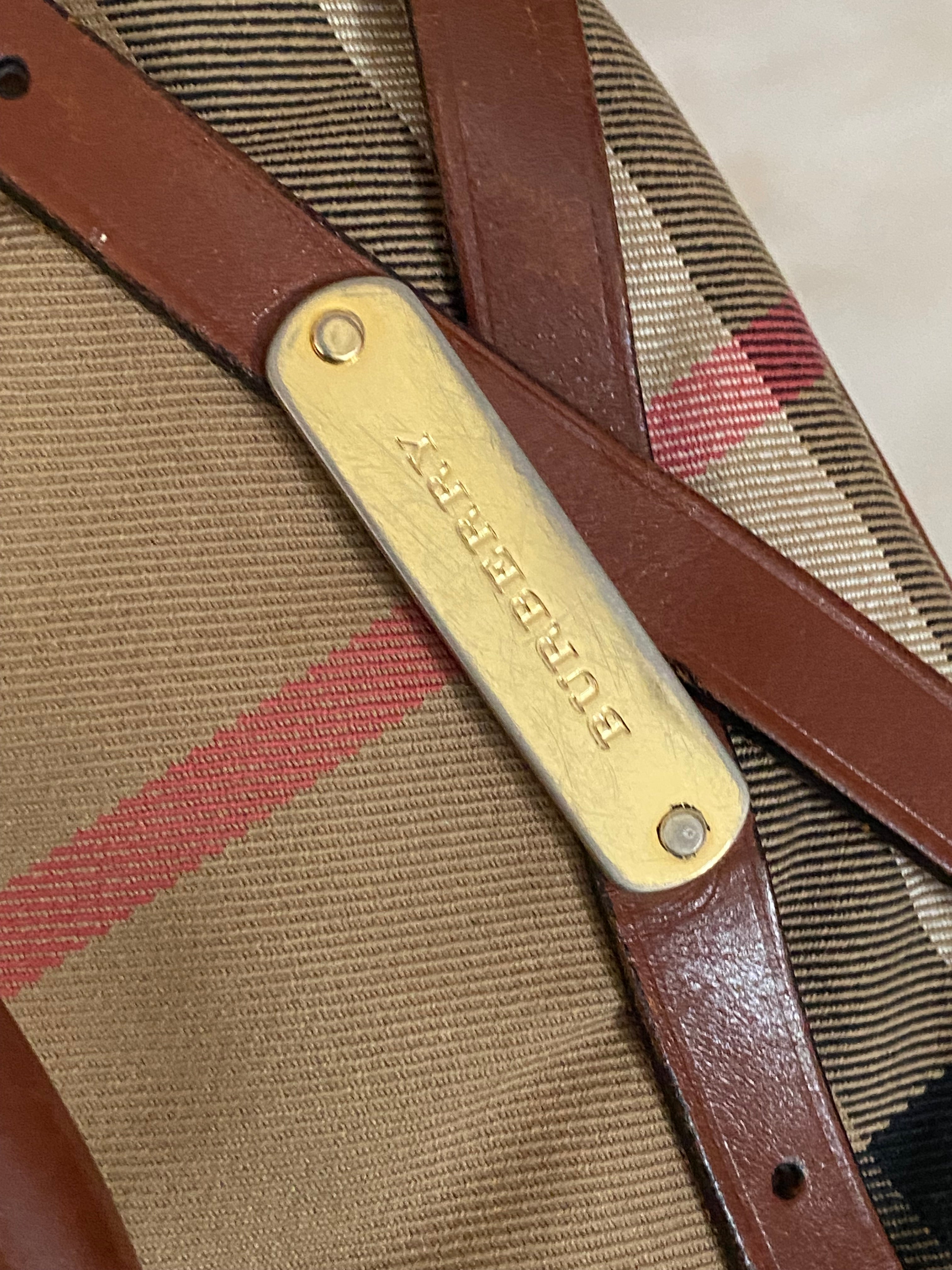 Burberry Camel Lynher Bridle House Check Top Handle Bag-handbag-Burberry-The Closet Egypt