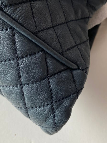 Dolce & Gabbana Blue Quilted Lily Glam Tote Bag-handbag-Dolce & Gabbana-The Closet Egypt