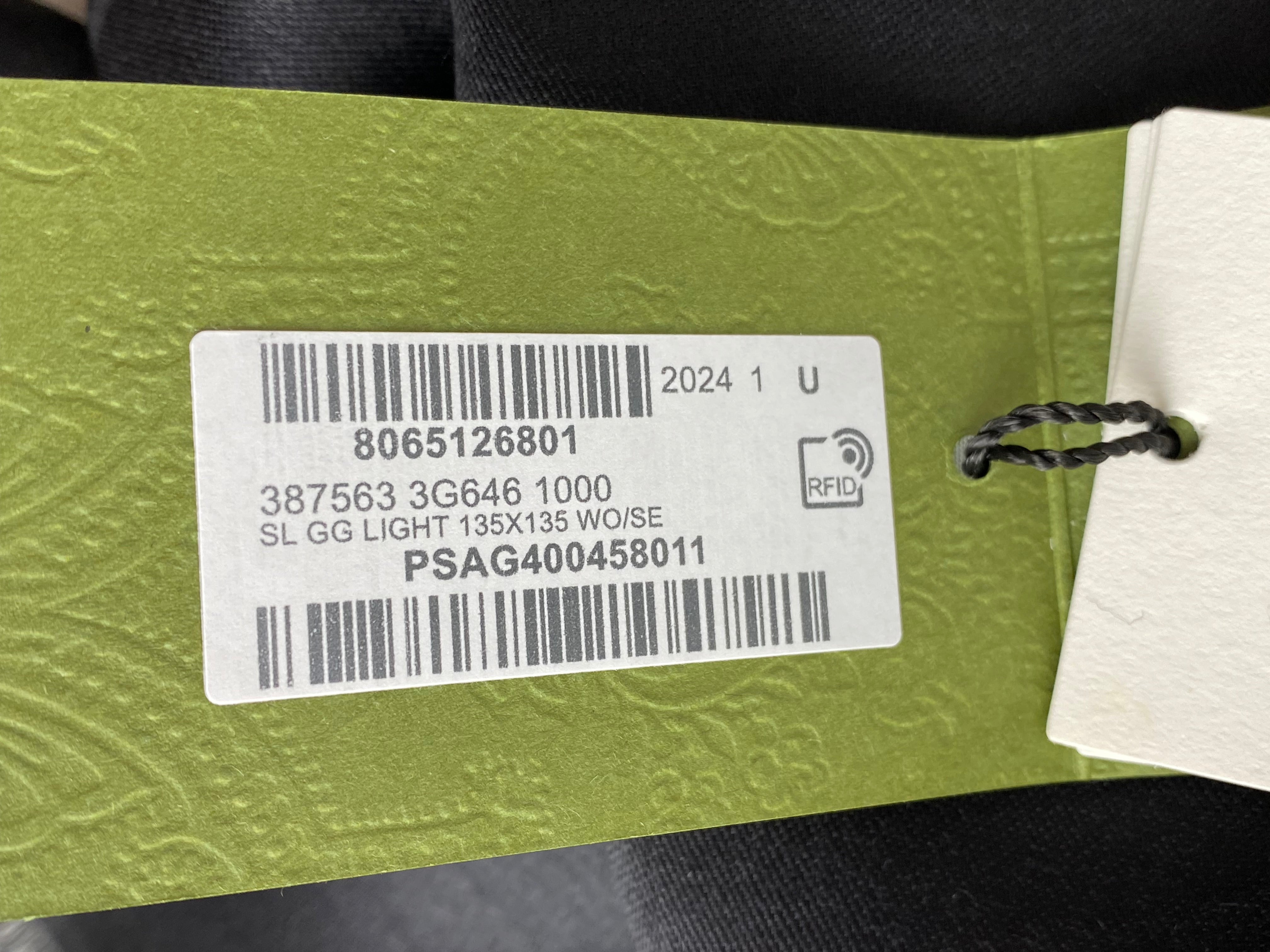 Gucci Black GG Scarf-Scarf-Gucci-The Closet Egypt