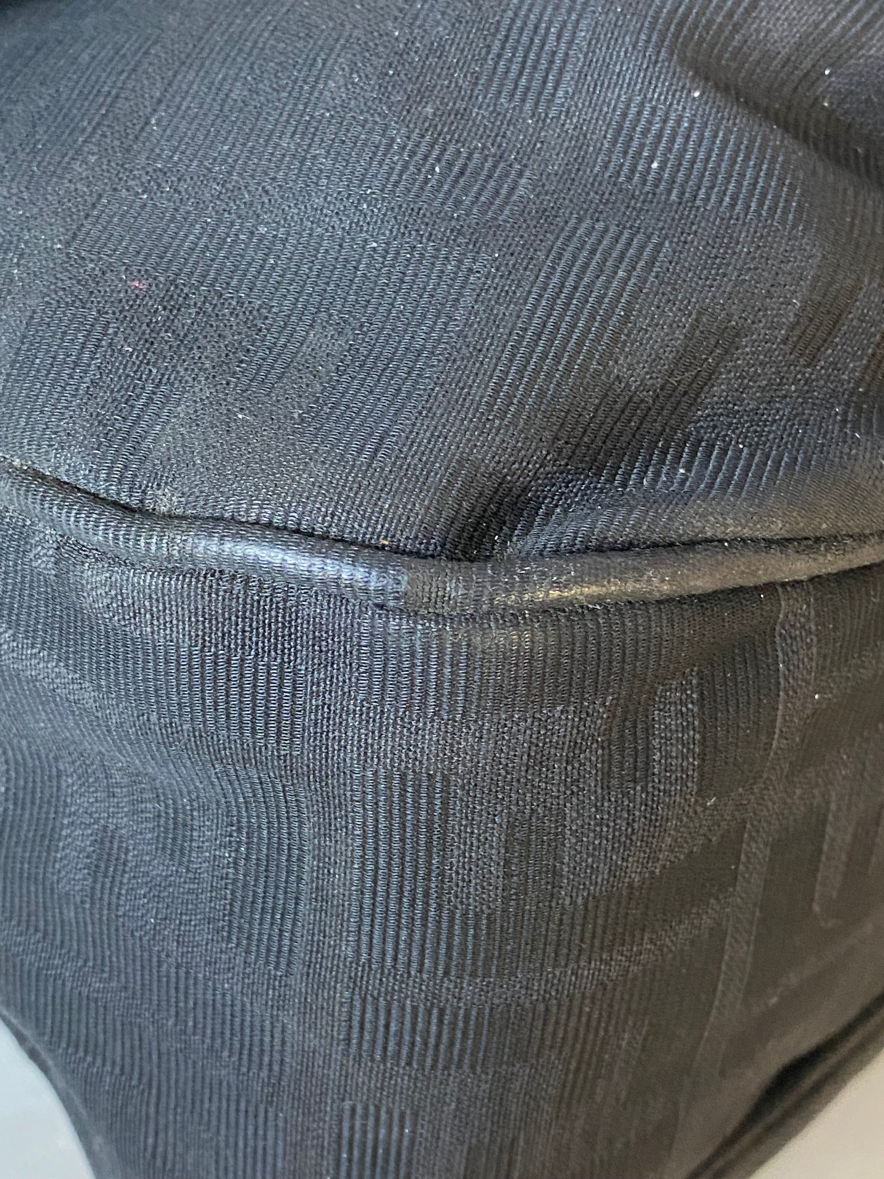 Fendi Black Mia FF Fabric Shoulder Bag-handbag-Fendi-The Closet Egypt