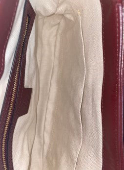 Gucci Burgundy GG Supreme Jackie 1961 Small Shoulder Bag-handbag-Gucci-The Closet Egypt